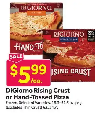 Stop&Shop Digiorno rising crust or hand-tossed pizza offer