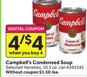 Stop&Shop Campbell's condensed soup offer