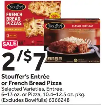 Stop&Shop Stouffer's entrée or french bread pizza offer