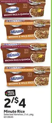 Stop&Shop Minute rice offer