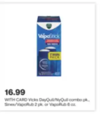 CVS Vicks dayquil/nyquil combo pk., sinex/vaporub 2 pk. or vaporub 6 oz offer