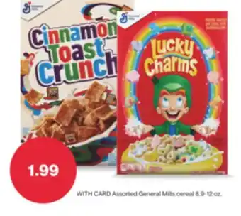 CVS Assorted general mills cereal 8.9-12 oz offer