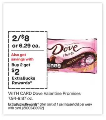 CVS Dove valentine promises 7.94-8.87 oz offer