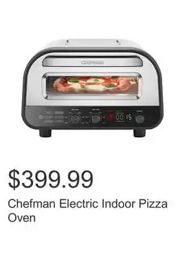 Costco Chefman electric indoor pizza oven offer