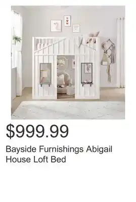 Costco Bayside furnishings abigail house loft bed offer