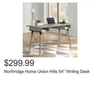 Costco Northridge home union hills 54 writing desk offer