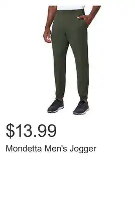 Costco Mondetta men's jogger offer