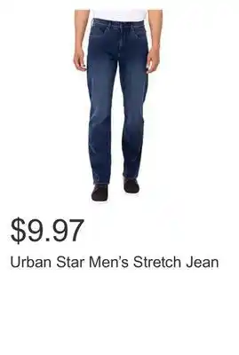 Costco Urban star men's stretch jean offer