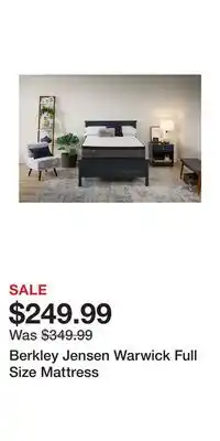 BJ’s Berkley jensen warwick full size mattress offer
