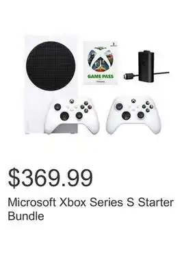 Costco Microsoft xbox series s starter bundle offer