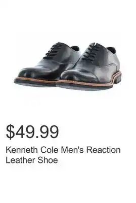 Costco Kenneth cole men's reaction leather shoe offer