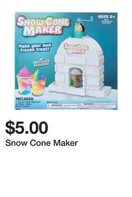 Five Below Snow cone maker offer