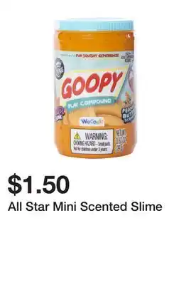 Five Below All star mini scented slime offer