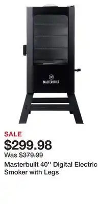 Cabela's Masterbuilt 40'' digital electric smoker with legs offer
