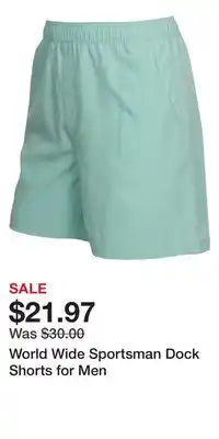 Cabela's World wide sportsman dock shorts for men offer