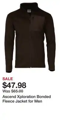 Cabela's Ascend xploration bonded fleece jacket for men offer