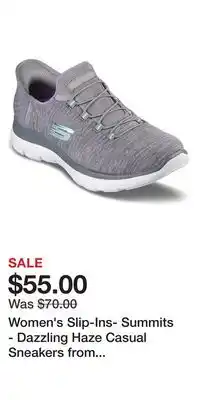 Macy's Women's slip-ins- summits - dazzling haze casual sneakers from finish line offer