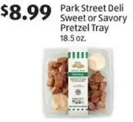 Aldi Park Street Deli Sweet or Savory Pretzel Tray offer