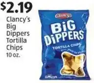 Aldi Clancy's Big Dippers Tortilla Chips 10 oz. offer