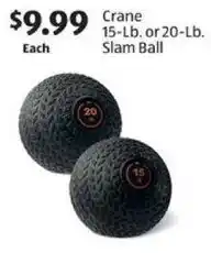 Aldi Crane 15-Lb. or 20-Lb. Slam Ball offer