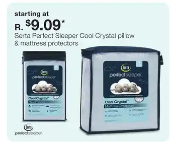 JC Penney Serta perfect sleeper cool crystal pillow & mattress protectors offer