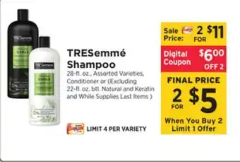 ShopRite Shampoo offer