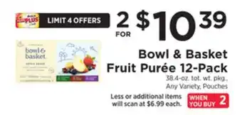 ShopRite Fruit puree 12-pack offer