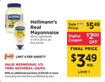 ShopRite Real mayonnaise offer