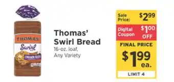 ShopRite Swirl bread offer