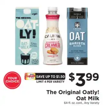 ShopRite Oat milk offer