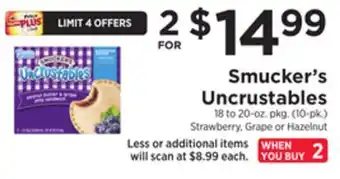 ShopRite Uncrustables offer