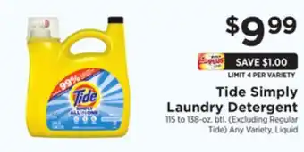 ShopRite Simply laundry detergent offer