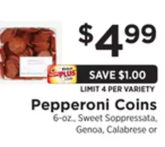 ShopRite Pepperoni coins offer