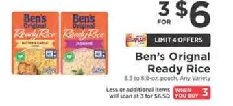 ShopRite Ready rice offer