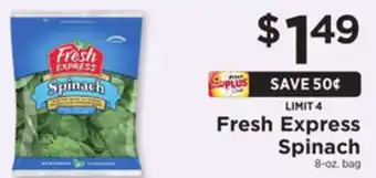 ShopRite Spinach offer