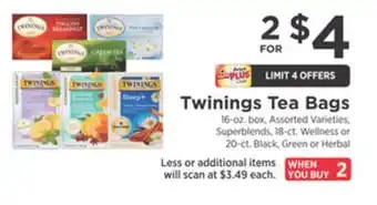 ShopRite Twinings tea bags offer
