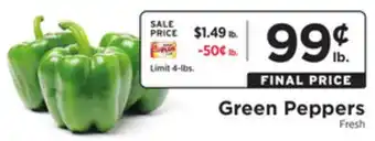 ShopRite Green peppers offer