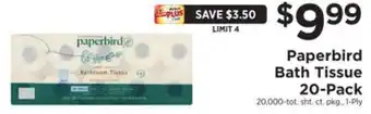 ShopRite Bath tissue 20-pack offer