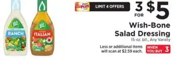 ShopRite Salad dressing offer
