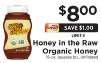 ShopRite Organic honey offer