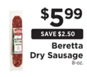 ShopRite Dry sausage offer