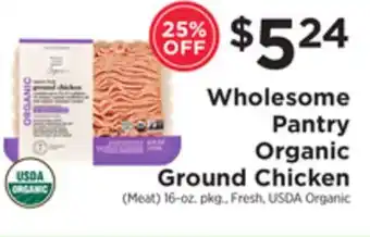 ShopRite Organic ground chicken offer