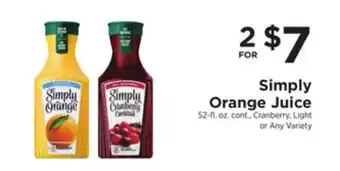ShopRite Orange juice offer