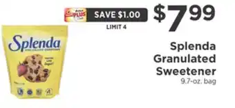 ShopRite Granulated sweetener offer