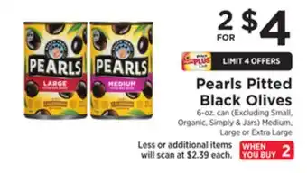 ShopRite Pitted black olives offer