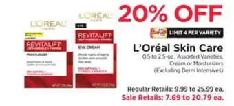 ShopRite Skin care offer