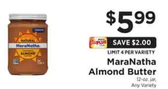 ShopRite Almond butter offer