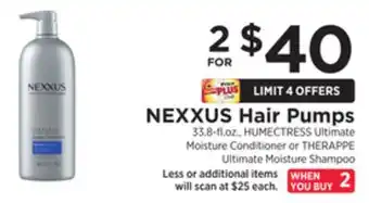 ShopRite Hair pumps offer