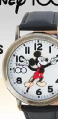 Big 5 Disney adult 100th anniversary antique mickey mouse moving hands watch offer