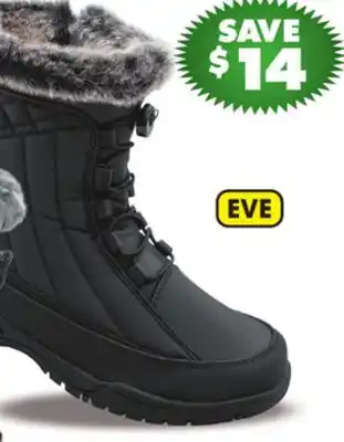 Big 5 Totes eve women's cold-weather snow boots offer